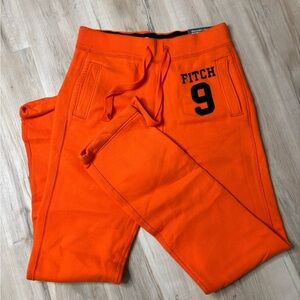Abercrombie & Fitch Classic Orange Sweatpants